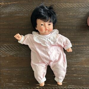 Corelle Baby Doll in Soft Pink Outfit